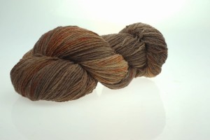 włóczka ręcznie barwiona wełna 80% 20% PO 95g (M6)        