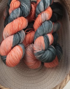 Włóczka ręcznie barwiona merino 100% 100g ( M13)    