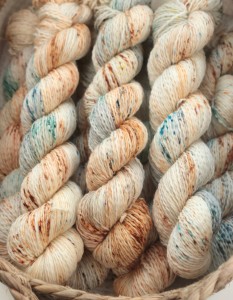 Włóczka ręcznie barwiona merino 100% 100g ( M14 )    